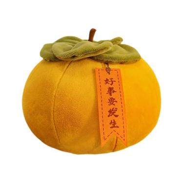 Imagem de Wswqop Travesseiro de Caqui, Brinquedo de Pelúcia, Design de Desenho Animado, Travesseiro de Lance Macio, Travesseiro em Forma de 3D Bonito para, Amarelo, Tamanho real