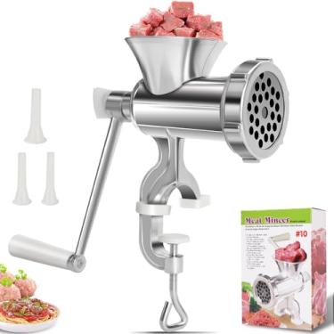 Imagem de Moedor de Carne Manual, Maquina de Moer Carne, Moedor Carne, Maquina Moedor de Carne de Alumnio, Máquina de Moer para Fazer Linguiças
