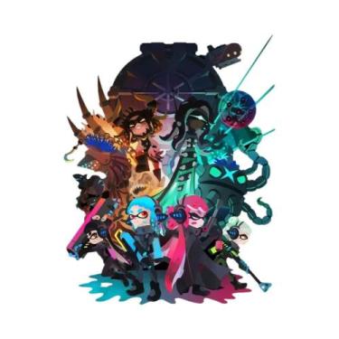 Imagem de Pôster De Arte Anime Splatoon 3 Impressão Em Canvas Decoração De Pared