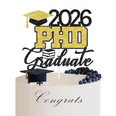 Imagem de 2025 PHD Graduate Cake Topper, Phinally Done, Well Done, Class of 2025 College Graduation Party Decorations Supplies