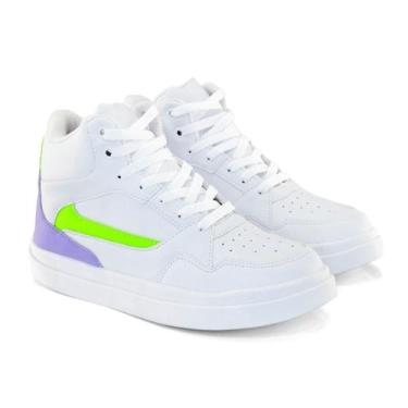 Imagem de Botinha Fitness de Academia Feminina Tênis Cano Alto Esportiva  Confor