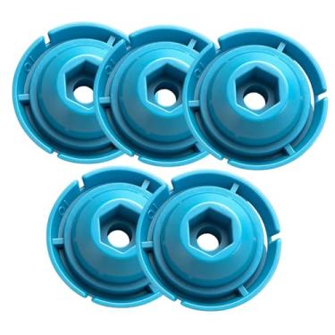 Imagem de Generic Conjunto de 5 peças de reposição para máquina de calafetagem, placa de pressão, alto desempenho, azul.