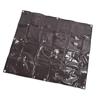 Imagem de Hyuduo Universal Colorido Clear Forklift Capa Pesada à Prova D'água à Prova D'água PVC Cobertura de Chuva Proteção UV Prova de Frio -40 ℉ 5m de Corda de 5m