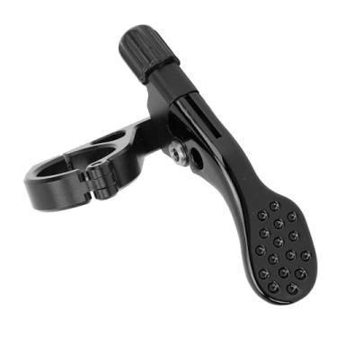 Imagem de aqxreight Mountain Bike Selim Conta-gotas Alavanca Kit Remoto Liga de Alumínio Alça Ajustável Peças Ciclismo Prata Adequado Mountain Bikes Longas e de Liga Conta-gotas Feito (Preto)