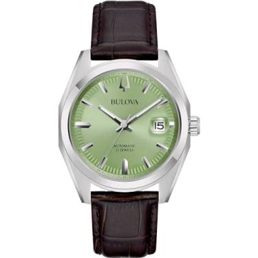Imagem de Bulova Relógio masculino Lunar Pilot Meteorite, Verde, Clássico