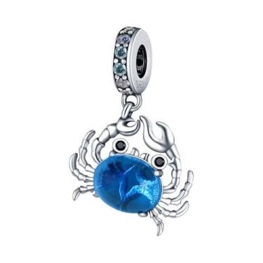 Imagem de Berloques De Prata 925 Com Formato De Golfinho, Caranguejo, Barco E Pr