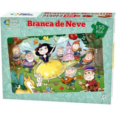 Imagem de Quebra-Cabeça Cartonado Branca de Neve 150pçs Pais E Filhos