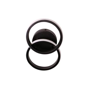 Imagem de Plafon Taschibra Village Circle Led Bivolt Preto 3000k Luz Amarela 15050998