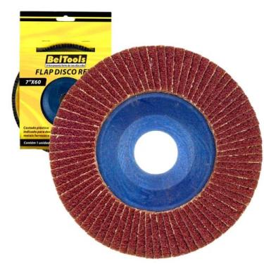 Imagem de Disco Desbaste Lixa Flap Reto G60 7" Beltools
