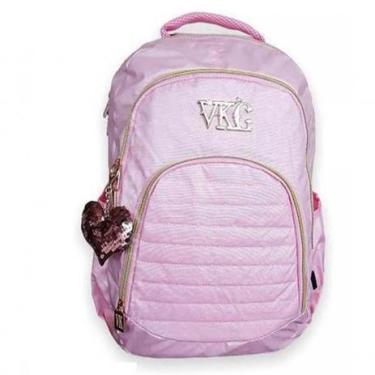 Imagem de Mochila Escolar Feminina Juvenil Notebook M3986 - VKG, Rosa