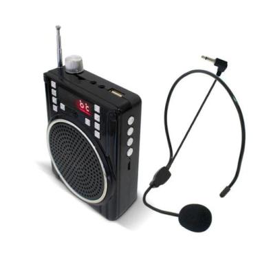 Imagem de Amplificador de Voz Megafone Bluetooth Microfone Rádio - Kapbom