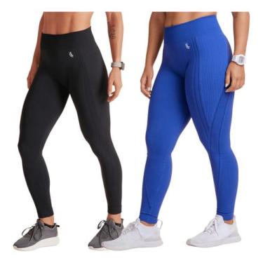 Imagem de Calça Feminina Leg Lupo Sport Kit C/ 2 Leg Esportiva Fitness Cor:CHOCO