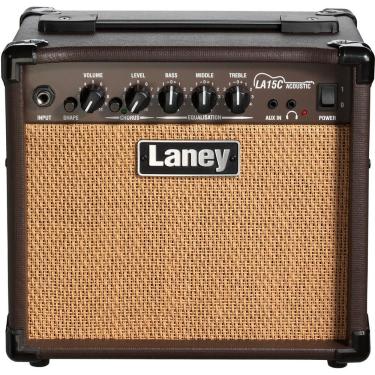 Imagem de Amplificador para Violão LA15C 30W com Entrada P10 e Saída para Fone Marrom Laney