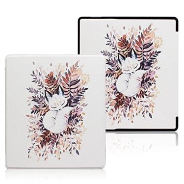 Imagem de Capa pintada de 7" para Kindle Oasis (10ª geração, lançado em 2019 e 9ª geração, lançado em 2017) Capa fina à prova d'água com função despertar/hibernação automática