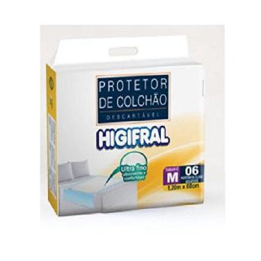 Imagem de Higifral Protetor de Colchão Descartável M - Kit com 8 unidades