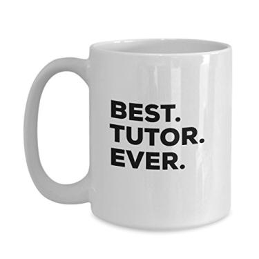 Imagem de Tutor Gifts – Caneca Best Tutor Ever – Caneca de café de apreciação – Presentes de agradecimento SAT Matemática – Melhor ideia divertida de novidade – Tutorin escolar
