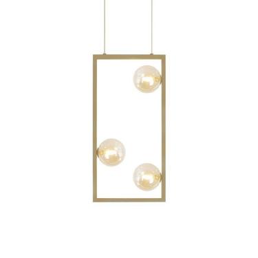 Imagem de Lustre Pendente Quality Orbit II Dourado - G9 Bivolt