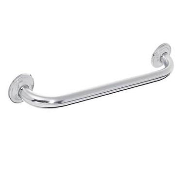 Imagem de Alça de Apoio Banheiro Inox 40cm Barra Idoso Cadeirante Deficiente Ace