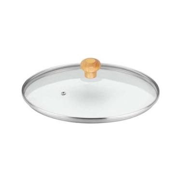 Imagem de Tampa Redonda de Vidro Temperado de 33 Cm Para Chapa Disco de Arado Mk