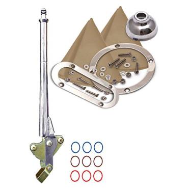 Imagem de American Shifter Kit de câmbio 505805 (TH350 10 polegadas E Kit de acabamento de manilha de cabo de freio para EFA8E)