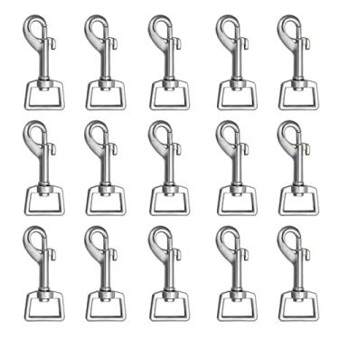 Imagem de Swivel Snap Hooks Dog Leash Clips Dog Leash Clasp Dog Leash Snaps Hooks Trigger Clip Strap Clip 15pcs