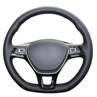 Imagem de MEWANT Capa volante costurada à mão para golfe 7/golfe Sportsvan/Polo 5/Polo 6/Up!/Arteon/Passat B8/Passat Variant/Caddy