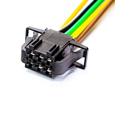 Imagem de Chicote Botão Do Vidro Elétrico up Simples 6 Vias Fêmeas - rainha 7 - ETE5162