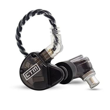 Imagem de CTM CE220 - Fones de ouvido com fio com driver duplo com isolamento profissional da Clear Tune Monitors (Smoke)