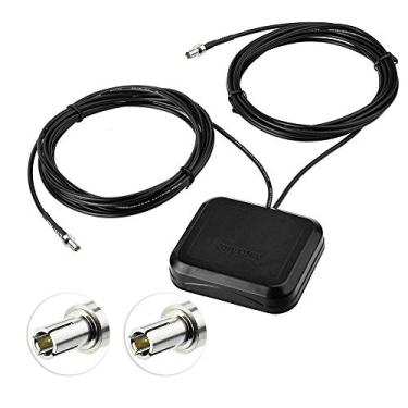 Imagem de Superbat Antena MIMO com 2 conectores TS-9 antena de montagem adesiva para Huawei MiFi AT&T Netgear MR1100 Nighthawk M1 / M5 Verizon Jetpack 8800L Mobile Hotspots etc.