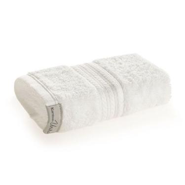Imagem de Toalha De Lavabo/visita Fio Penteado 100% Algodão Magna Branco