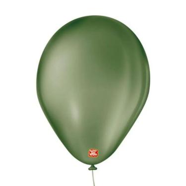 Imagem de Balão São Roque Verde Eucalipto 7 Polegadas