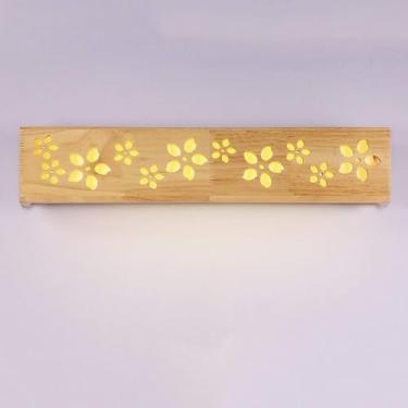 Imagem de Led Oco Esculpido Log Lâmpada De Parede Acrílico Abajur Antes Espelho Luz De Parede Criativo Simples Quarto Cabeceira Arandela De Parede Interior Luminária De Iluminação Doméstica