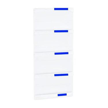 Imagem de Kit 5 Bandejas Para Gondola Canto 170 Amapa 40/30 Branco Pe Az - Amapá