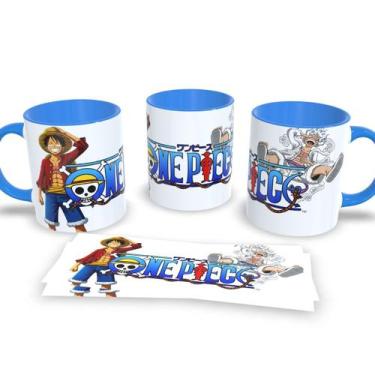 Imagem de Caneca Café Chá Cerâmica Divertida One Piece Luffy Gear 5 - ocamelo