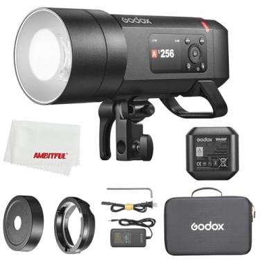 Imagem de Godox AD400Pro AD400 Pro II AD400ProII 400Ws Flash externo, 30W bicolor 2800K-6000K, sistema X sem fio 2.4G, TTL GN72 HSS 1/8000s, 0.01s~1s Tempo de reciclagem, 1/1 a 1/512 10 Power Steps ps(AD400