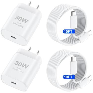 Imagem de Carregador+Cabo USB-C de 30 W para iPhone 16 Pro Max/16 Pro/15 - Duloc