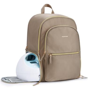Imagem de Mochila mommore para Breast Pump Cooler e capa para laptop