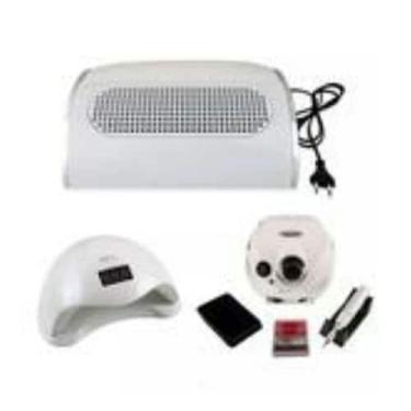 Imagem de kit motor+cabine+coletor - nail drill, Rosa, 1kg