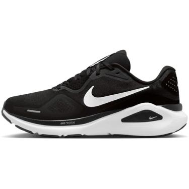Imagem de Nike Tênis masculino Structure 26, preto/branco/cinza claro/prata metálico, 46