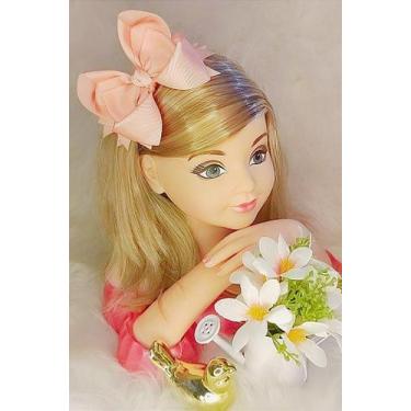 Imagem de Laço de Cabelo Belli Kids Salmão - Acessório Infantil - no-brand