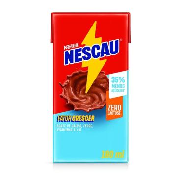 Imagem de Nescau Bebida Láctea UHT Sabor Chocolate Zero Lactose 180ml