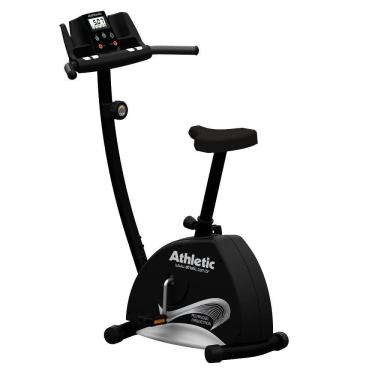 Imagem de Bicicleta Vertical Athletic Advanced Magnetron 8 Níveis Magnéticos Suporta 140kg Monitor 16 Funções