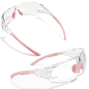 Imagem de Ptwola Óculos de sol antineblina para ciclismo, transparentes, resistentes a arranhões, pequenos óculos de proteção esportivos, óculos de sol envolventes com estojo, pano para homens, mulheres, pesca