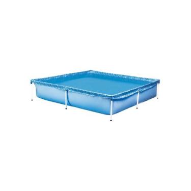 Imagem de Piscina retangular standard 1500l mor 001003, Azul, PVC, 1500L