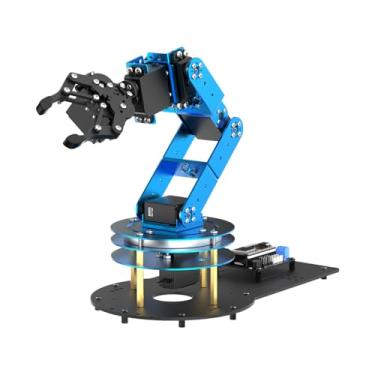 Imagem de Robotic Arm Kit 6DOF Programming Robot Arm with 6 Servos, Handle, Mechanical Claw, etc, PC Software APP Control with Tutorial for Arduino STEM Education & Engineering Science Kits, LeArm Open Source