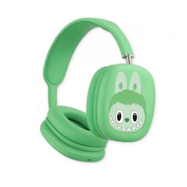 Imagem de Fone de Ouvido Verde Blurtooth Labubu SD/FM Headset RD-10