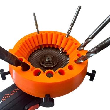 Imagem de Afiador Brocas 2-13 Mm Gabarito Esmerilhadeira Angular 125