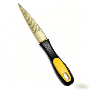 Imagem de Arquivo de madeira dupla face de aço de alto carbono com design pontiagudo para modelagem e entalhe de madeira variante de 10 cm