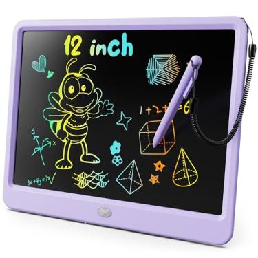Imagem de KOKODI Tablet LCD para escrita, mesa de desenho colorida para crianças de 30 cm, blocos de desenho eletrônicos reutilizáveis apagáveis, brinquedo educativo e de aprendizagem para meninos e meninas de