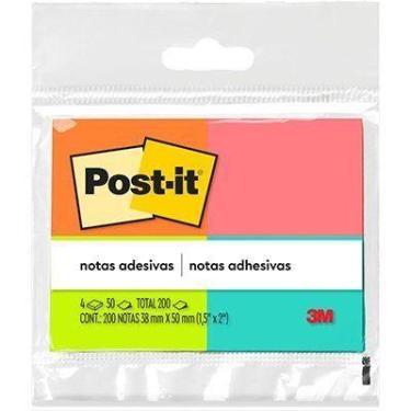 Imagem de Post It 50x38 Com 4 Blocos - 3M
